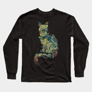 CAT STYLIZED ART Long Sleeve T-Shirt
